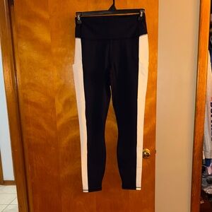 Navy and White Leggings